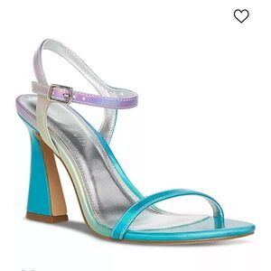 MADDEN GIRL
Women's Disco Two-Piece Dress Sandals Iridescent metallic NWOT
